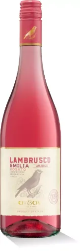 Lambrusco 0,75L Rosato (růžová)