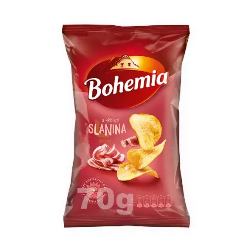 Bohemia chips 70g Slanina