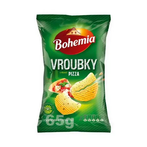 Bohemia chips Vroubky 65g Pizza