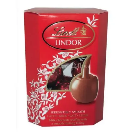 Lindor 200g Milk (červená)