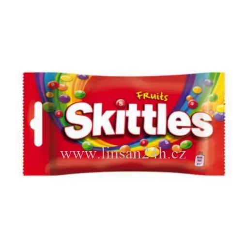 Skittles 38g Fruits (červená)