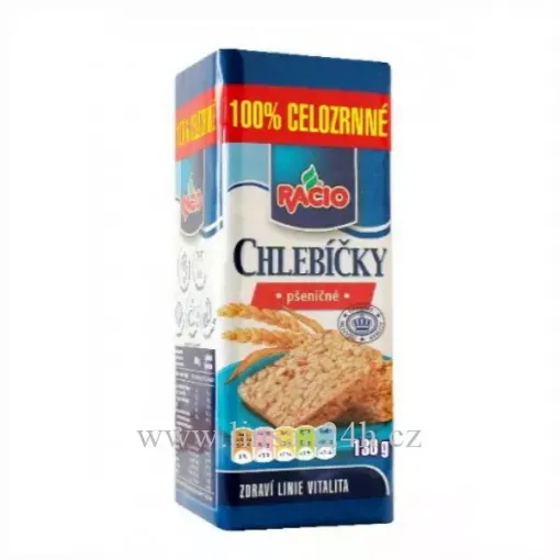 Racio Chlebičky 130g pšeničné (modrá)