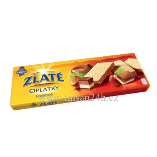 Zlaté Oplatky 146g Nugatové