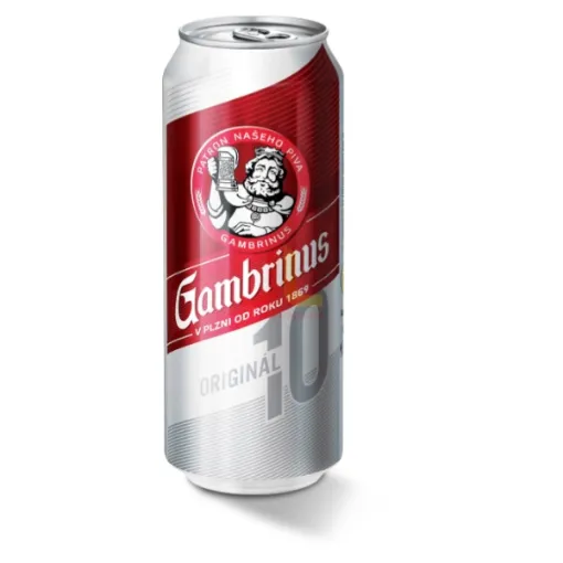 Gambrinus Plech 0,5l Original 10% 4x6ks 