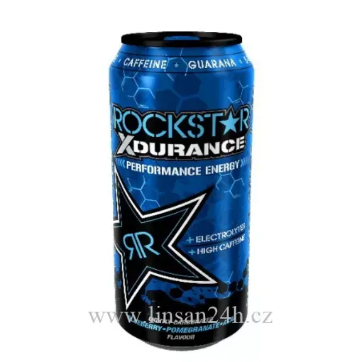 Rockstar 0,5L BLUEBERRY - Modrý Xdurance