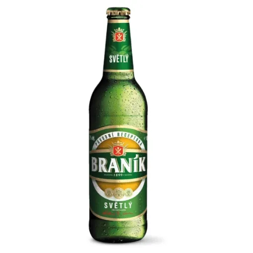 Braník sklo 0.5L Světlý