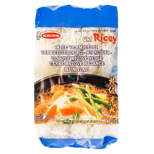 Bun Kho 400g - Oh Ricey Tenké Rýžové Nudle