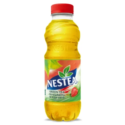 Nestea 0,5L GREEN TEA - STRAWBERRY & ALOE VERA