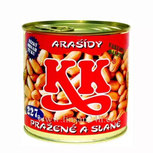 KK arašídy 227g Plechovka