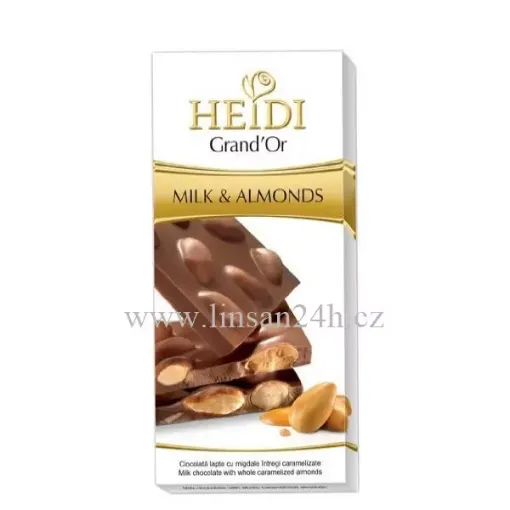 Heidi 100g Almonds - Milk