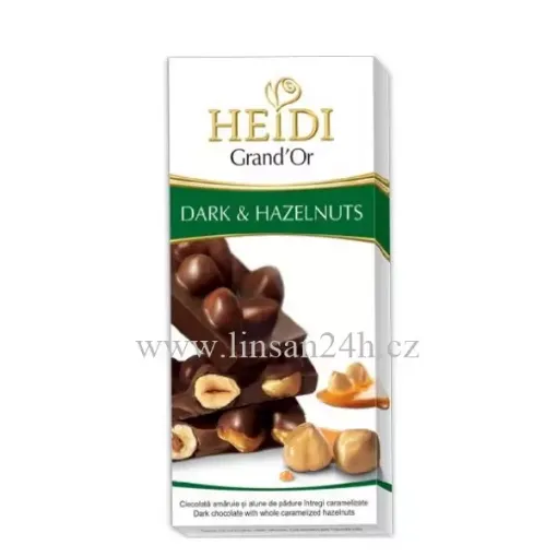 Heidi 100g Hazelnuts - Dark 