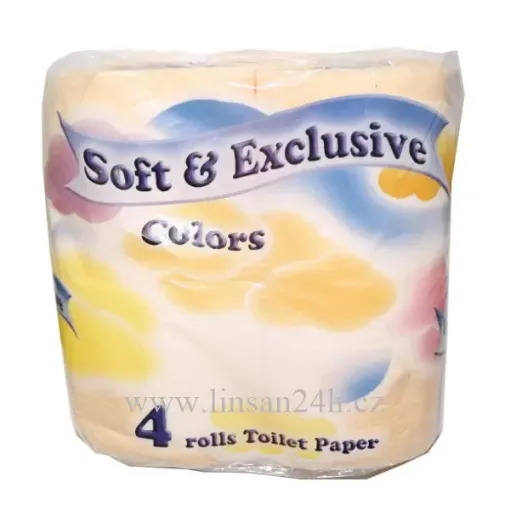 Soft Exclusive Toaletní 20/4ks Oranžový 2vrstvý