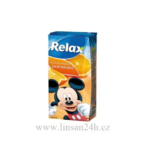 Relax Krabice 0,2L Pomeranč