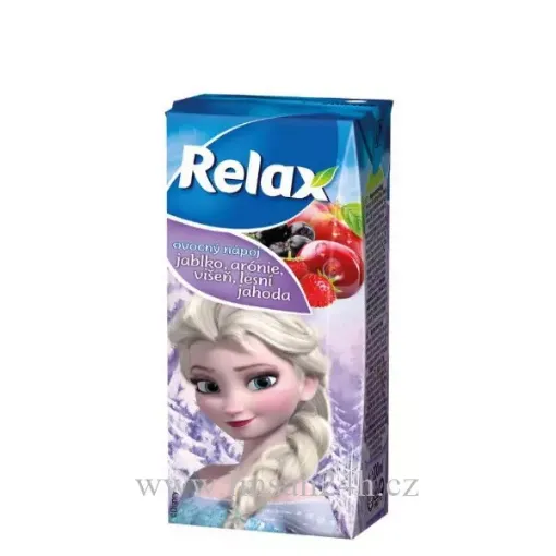 Relax Krabice 0,2L Jablko, Arónie, Višeň, Jahoda