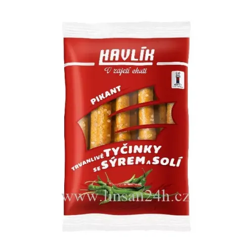 Havlík Tyčinky 90g Pikant Paprika - Červená