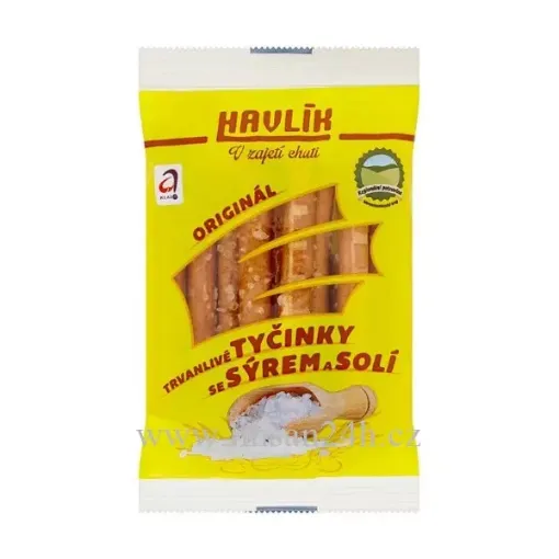 Havlík Tyčinky 90g Originál se sýrem - Žlutá