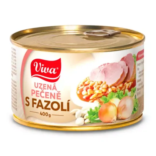 Viva 400g Uzená pečeně s Fazolí