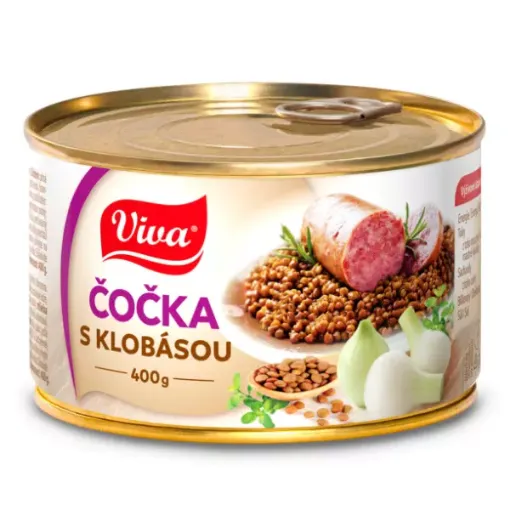 Viva 400g Čočka s klobásou