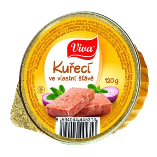 Viva 120g Kuřecí ve vl. šťávě