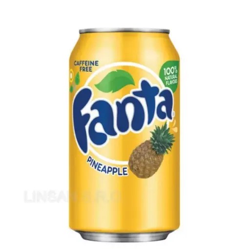 USA 355ml Fanta Pineapple Ananas