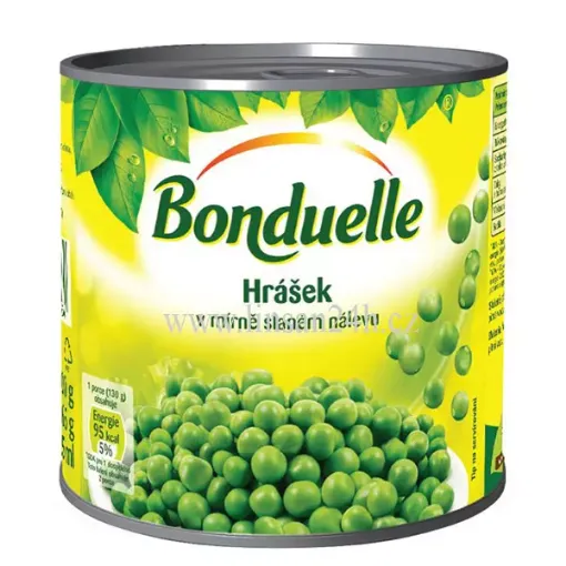 Bonduelle 425ml 400g Hrášek v Mírně slaném