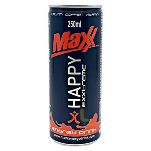 Maxx Plech. 250ml Happy -  Energy Drink