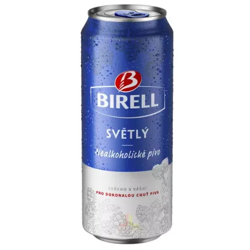 Birell ORIGINAL Plech 0,5L Nealkoholické Pivo