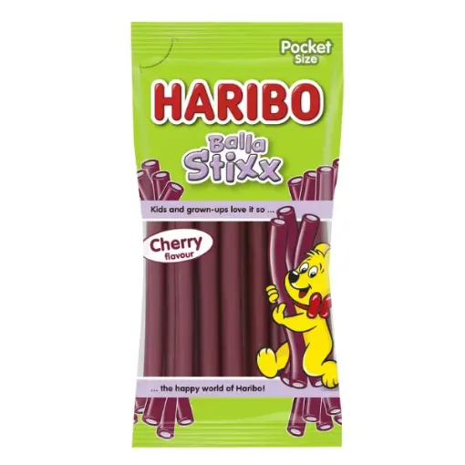 Haribo day 80g Balla Stixx - Cherry