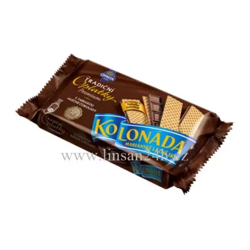 Oplatky Kolonáda Premium 92g Hořké čokolády