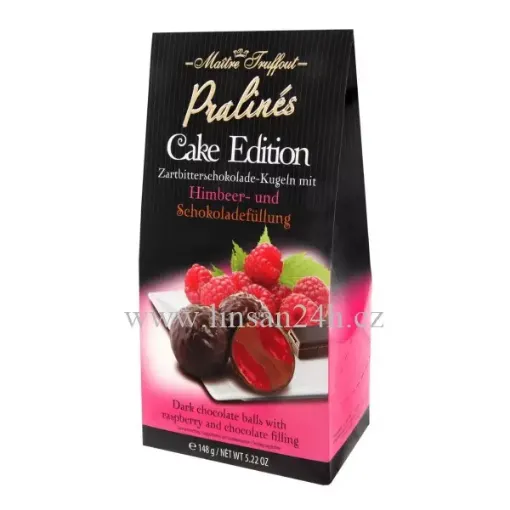 Maitre 148g Cake edition Dark Choc. - Raspberry