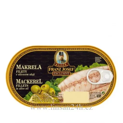 Makrela Filety v OlivOleji 170g FranczJ.