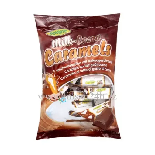 Woogie 250g Milk-Cocoa Caramels