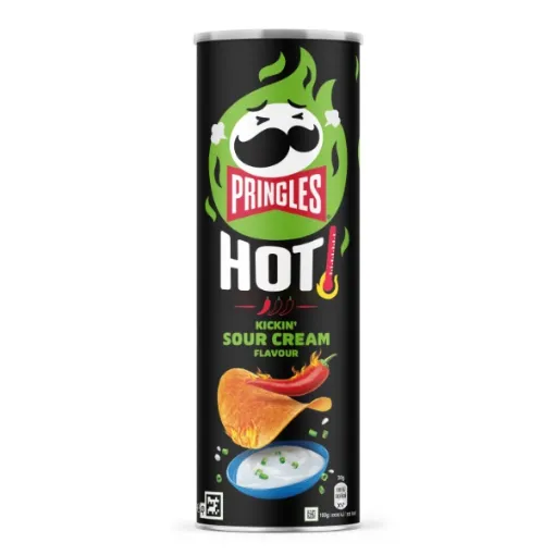 Pringles 160g HOT - Kickin Sour Cream Onion