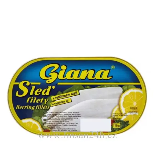 Sleď Filety 170g V Rostlinem Oleji GIANA