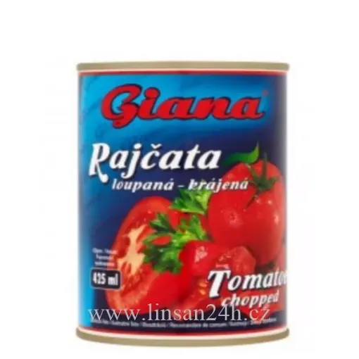 Rajčata loupaná krajená 425ml GIANA