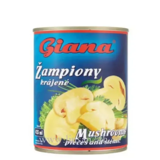 Žampiony krájená 314ml GIANA