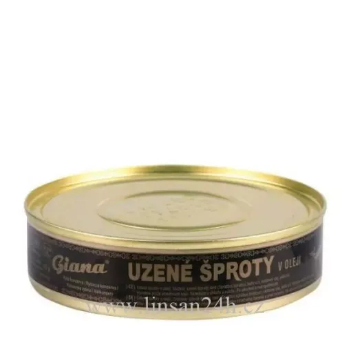 Šproty 160g Uzené Celé v Oleji GIANA