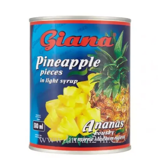 Ananas kousky 580ml GIANA
