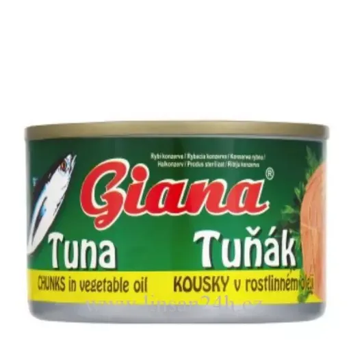 Tuňák GIANA - 185g Kousky v Rostlin.Oleji