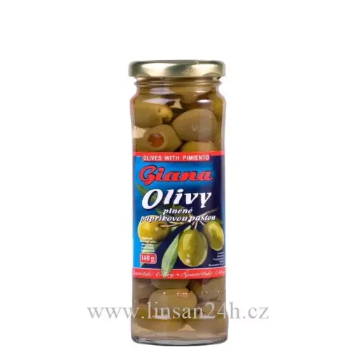 Olivy GIANA  - 140g zelené sklo paprikovou