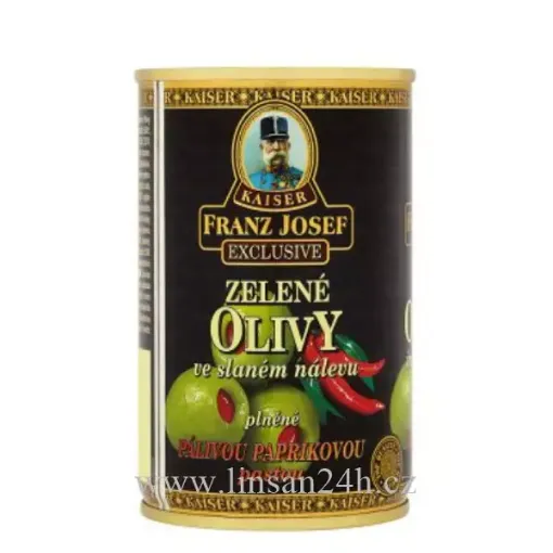 Olivy FJK  - 300g PálivouPapr Zelené Plech