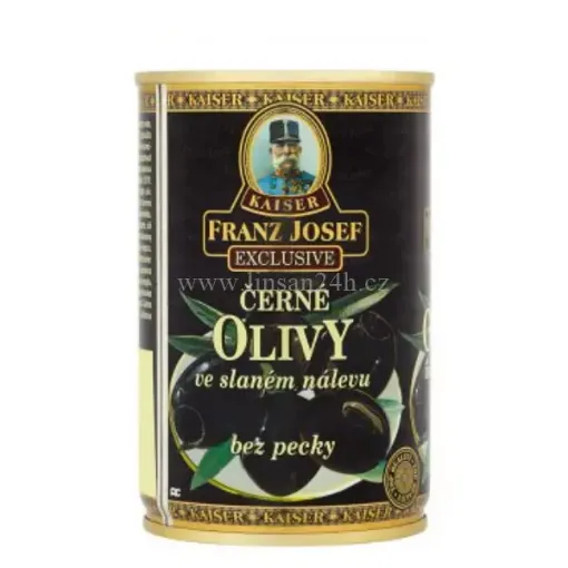 Olivy FJK - 300g Černé Plech  Bez Pecky