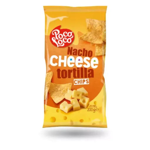 TORTILLA CHIPS PocoLoco 450g NachoCheese