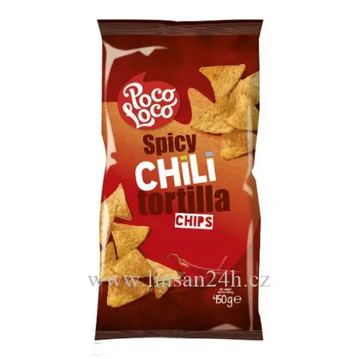 TORTILLA CHIPS PocoLoco 450g SpicyChilli