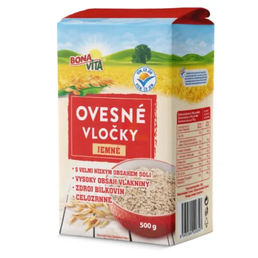 Bona Vita Vločky 500g ovesné jemné