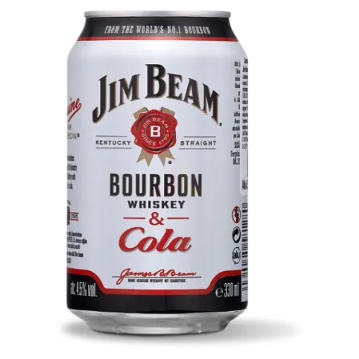 Alk.Mix Jim Beam 330ml 4,5% Bourbon Whiskey - Cola