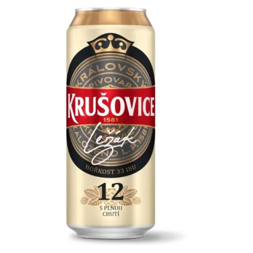 Krušovice Plech. 500ml 12* - 5,0%