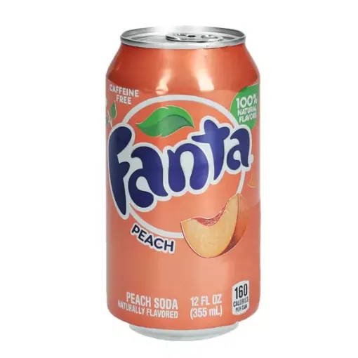 USA 355ml Fanta Peach - Broskve