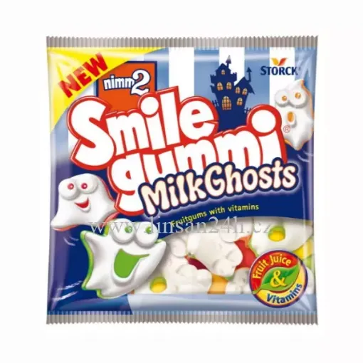 Nimm2Smilegummi 90g Milk Ghosts