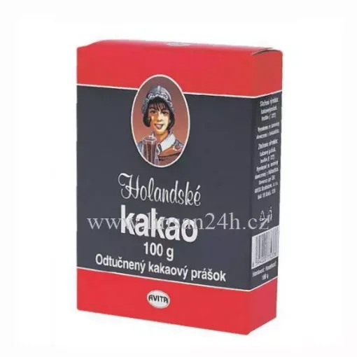 Holandské Kakao 100g Krabice Kávoviny